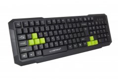 EGK102G USB káblová hráčska kávesnica ASPIS Esperanza zelená
