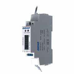 1-fázový indikátor spotreby elektrickej energie, 80A, port RS-485, 1 modul, DIN TH-35mm