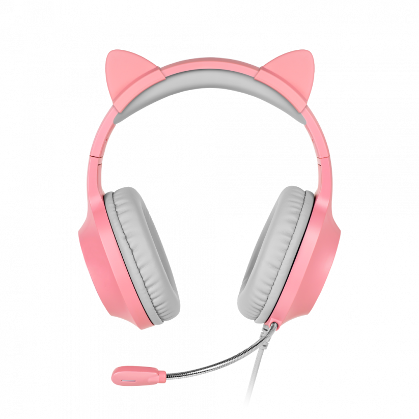 Dětská herní sluchátka Kruger&Matz Gamer, růžová