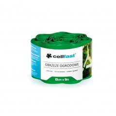 Vlnitý záhradný lem 10 cm x 9 m Cellfast zelený