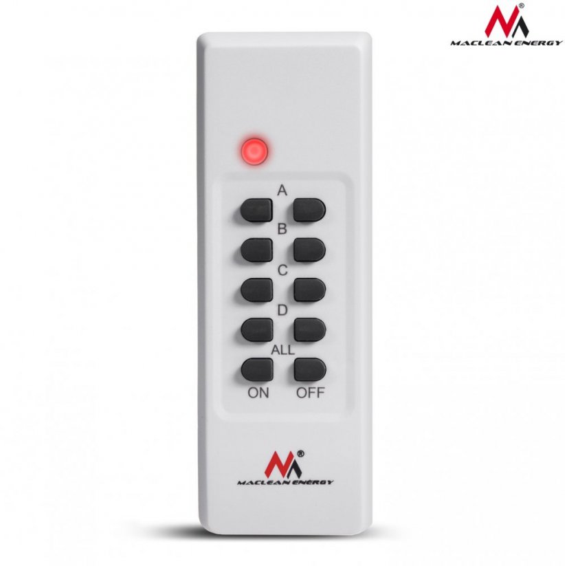 Maclean zásuvka s dálkovým ovládáním, vnitřní, síťová, 3ks, programovatelná + baterie pro dálkové ovládání, MCE153