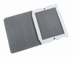 Puzdro určené pre Apple iPad 2 biela koža prírodná