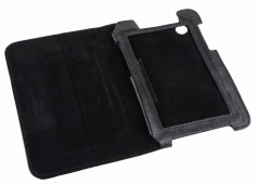 Púzdro čierne určené pre Samsung Galaxy Tab P3100 (prírodná koža)
