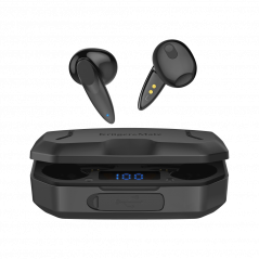 Kruger&Matz M6 Bluetooth sluchátka do uší s power bankou - černá